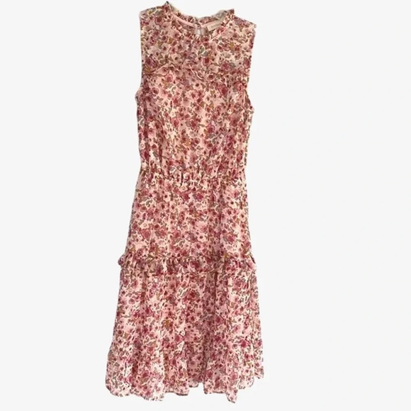 MONTEAU LOS ANGELES FLORAL SUMMER DRESS - Picture 1 of 6